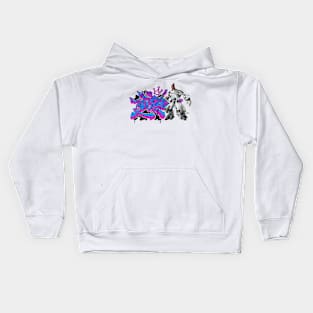 Spray of the Samurai Kids Hoodie